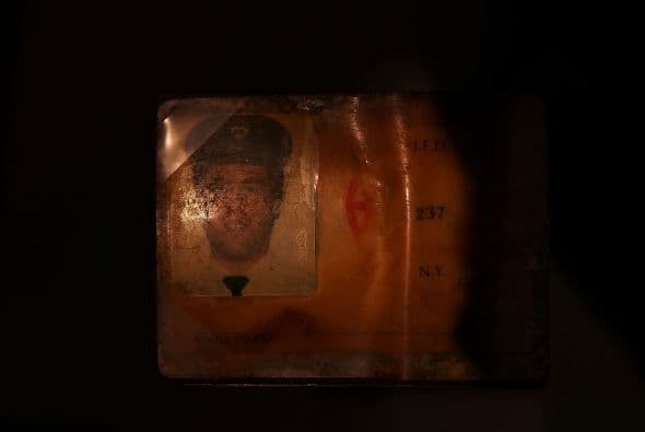 La identificación personal de Glenn J. Winuk, hallada en la Zona Cero.