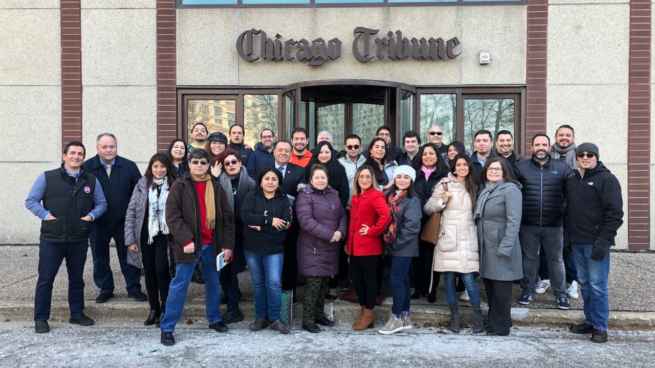 Personal actual y previo del periódico 'Hoy'.