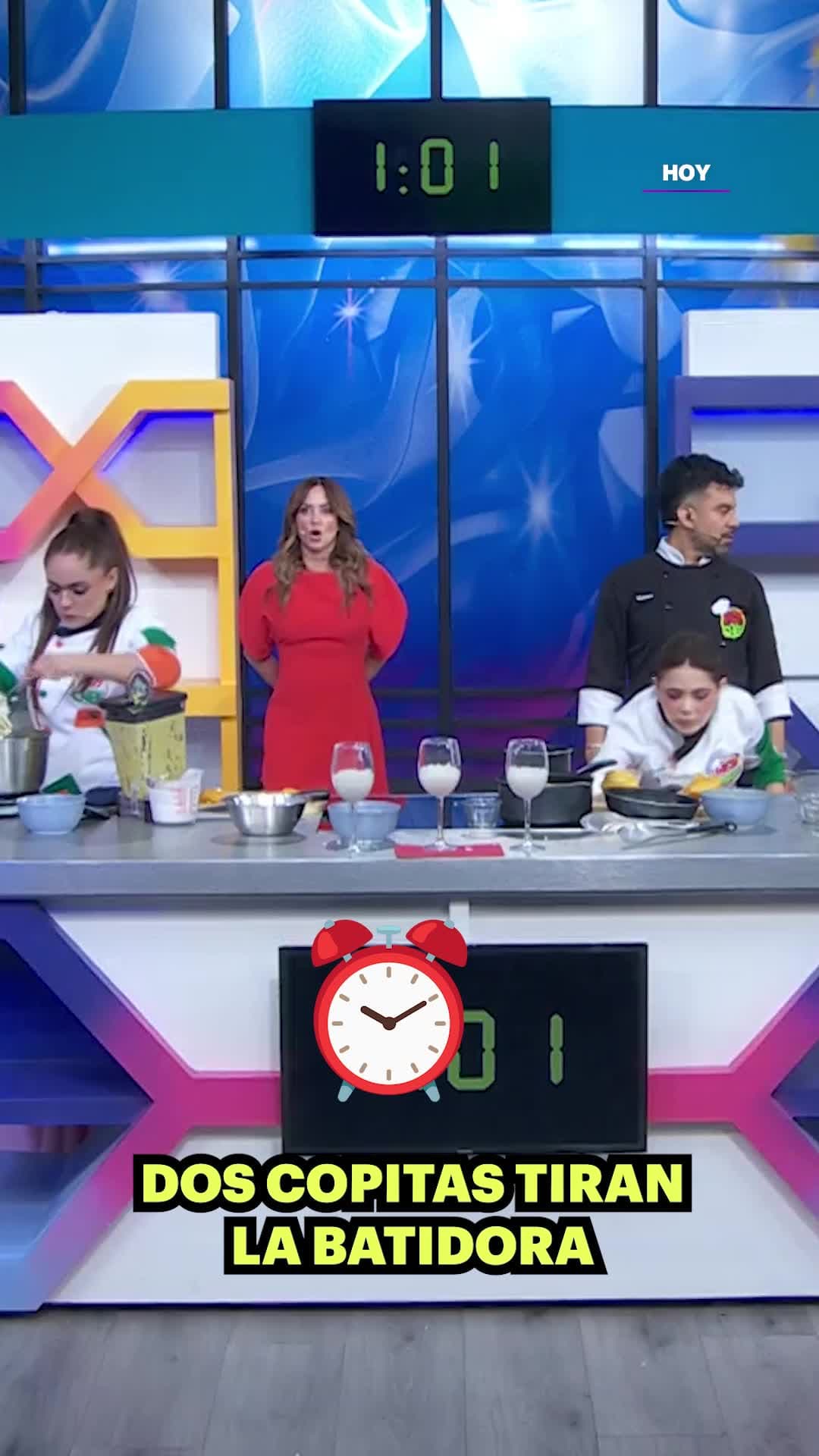 Dos Copitas sufren accidente en la cocina