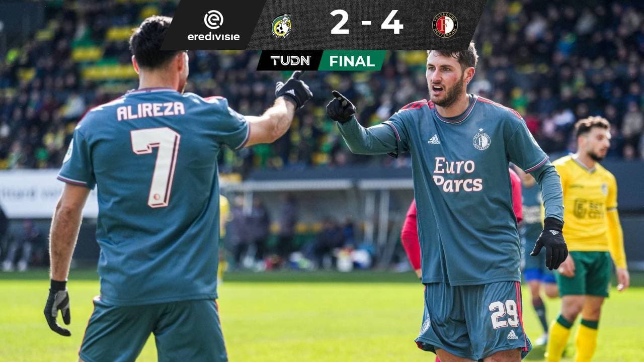 ¡Encendido! Santi Giménez marca su gol 11 en triunfo del Feyenoord