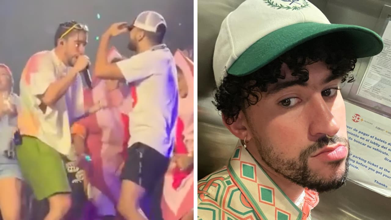 Bad Bunny se viraliza por bailar con otro hombre en pleno escenario