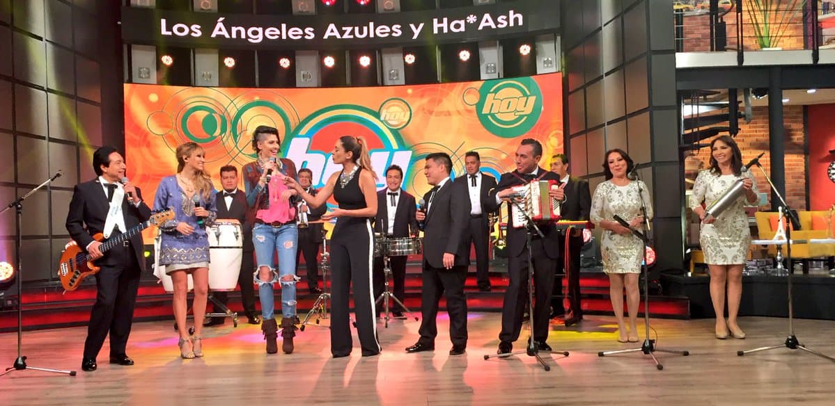 ¿Hay algo mejor que tener a Los Ángeles Azules y Ha*Ash juntos? Nos encantó tener a los dos exitosos grupos.