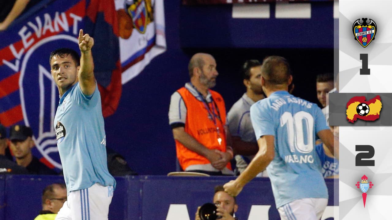 El Celta se Vigo derrotó al Levante con gran actuación del mexicano Araujo