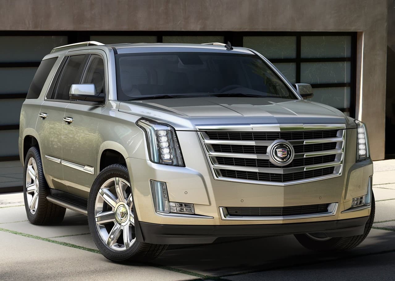 <h3 class="cms-H3-H3"><b>2do. lugar en el segmento de las SUV de tamaño completo de lujo</b></h3>
<br>
<br>
<u><b>Cadillac Escalade</b></u>
<br>
<br>
<b>Puntaje general: </b>8.3 de 10
<br>
<b>Calificación de seguridad promedio de la NHTSA: </b>4.0 de 5.0