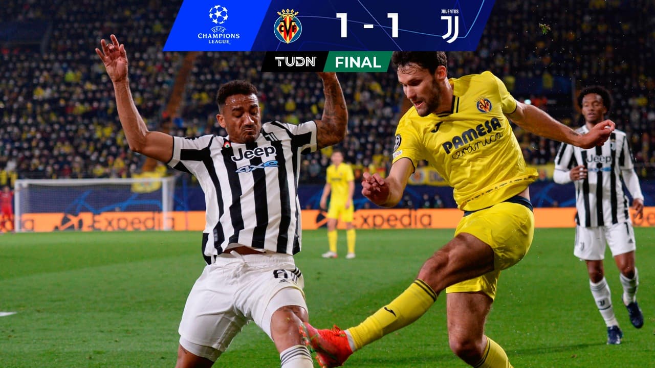 UEFA Champions League Villarreal 1-1 Juventus: Jugadas, resumen y resultado