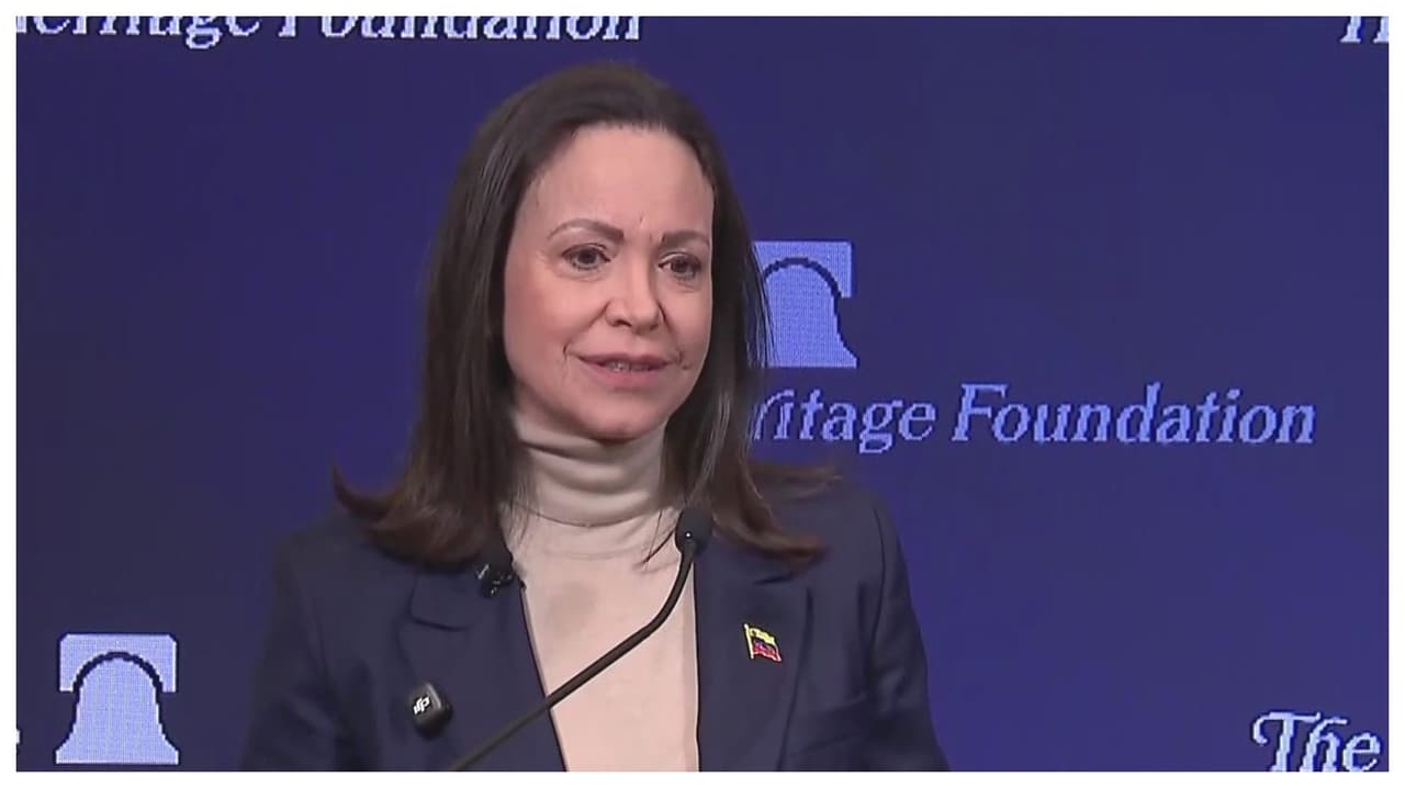 "Al presidente Trump de verdad le importa el pueblo venezolano": Machado tras reunión en Casa Blanca