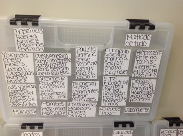 El detenido vendía, principalmente, música regional mexicana.