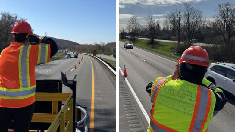 Policías de NY se disfrazan de trabajadores y multan a 967 conductores en carreteras estatales