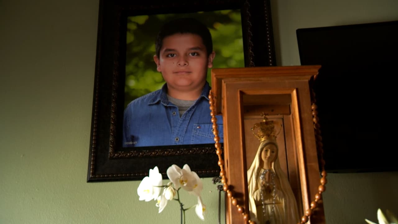 "Ten cuidado, mamá" fueron las últimas palabras del niño Víctor García antes de apartar a su madre y ser embestido por una camioneta mientras la familia caminaba después de hacer unas compras navideñas.
<br>