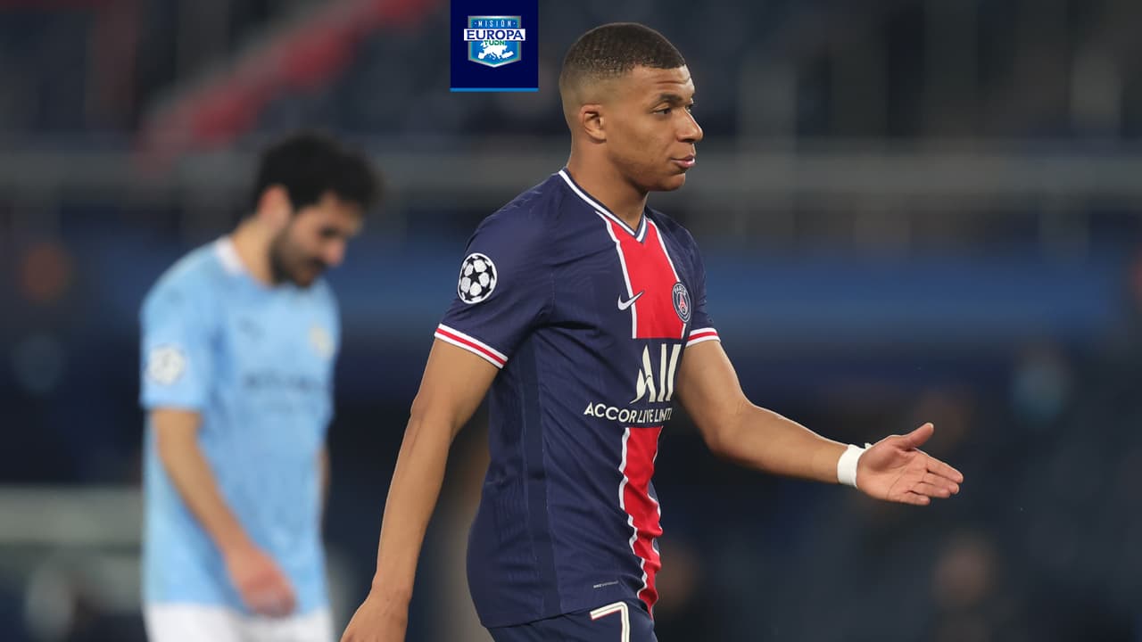 Oficial: Mbappé no arrancará con PSG ante City por lesión