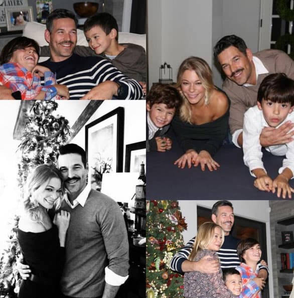 LeAnn Rimes y Eddie Cibrian compartieron fotos de varios de sus festejos anteriores.