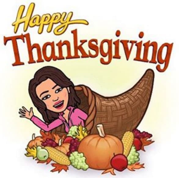 Pamela Silva Conde jugó con esta divertida caricatura.