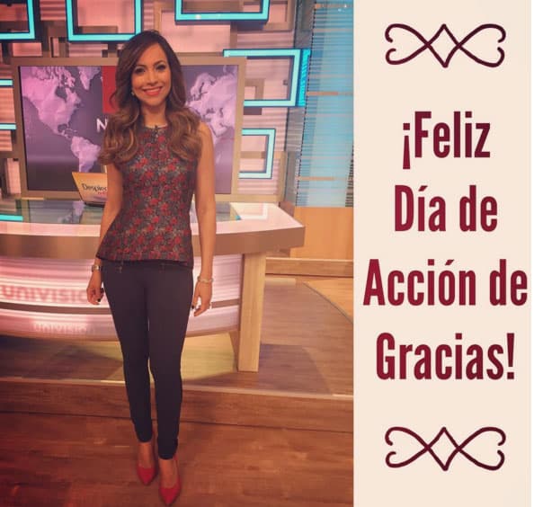 Lo mismo que nuestra adorada Satcha Pretto desde el set de Despierta America.