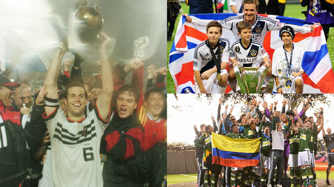 Las celebraciones de los 20 campeones en la historia de la MLS