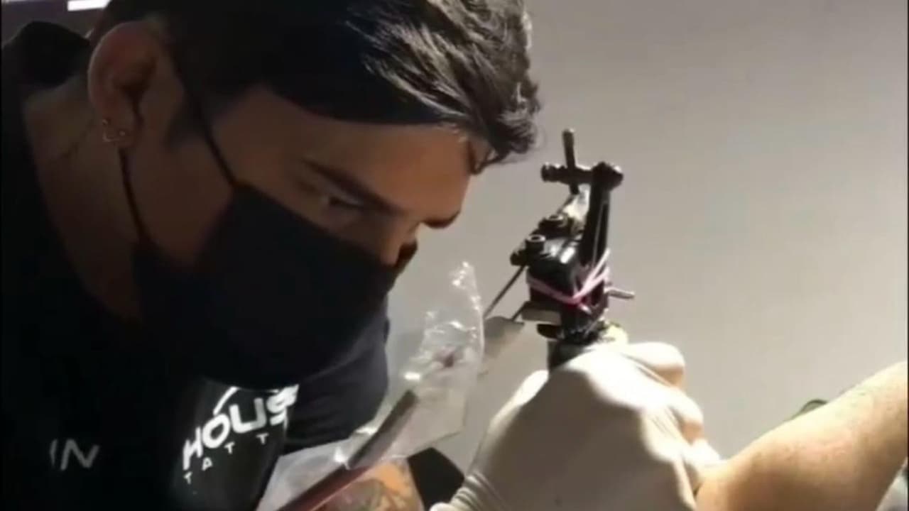 John Chacín era tatuador en Venezuela y también lo fue en Colombia, donde vivió antes de iniciar su viaje hacia Estados Unidos.