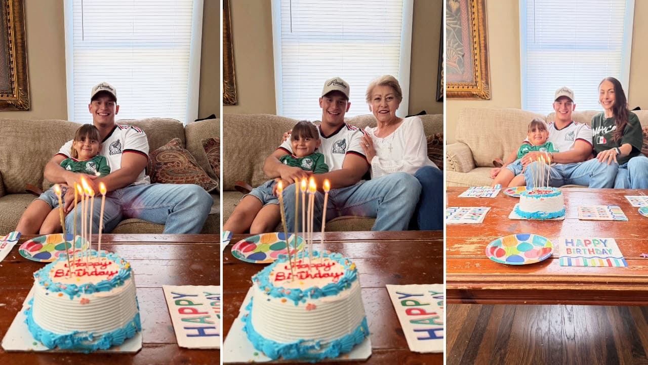 José Eduardo Rodríguez así festejó en familia su cumpleaños número 27.