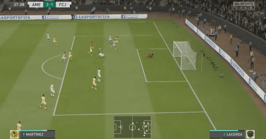 En un partidazo, el América de Nicolás Benedetti despedazó a Juárez de Diego Roldán 6-3 en el torneo virtual de la eLiga MX.