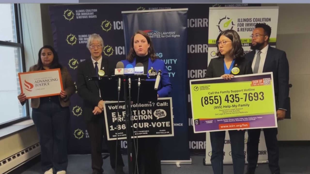 Presencia de agentes de ICE y derechos de voto en centros de votación de Chicago