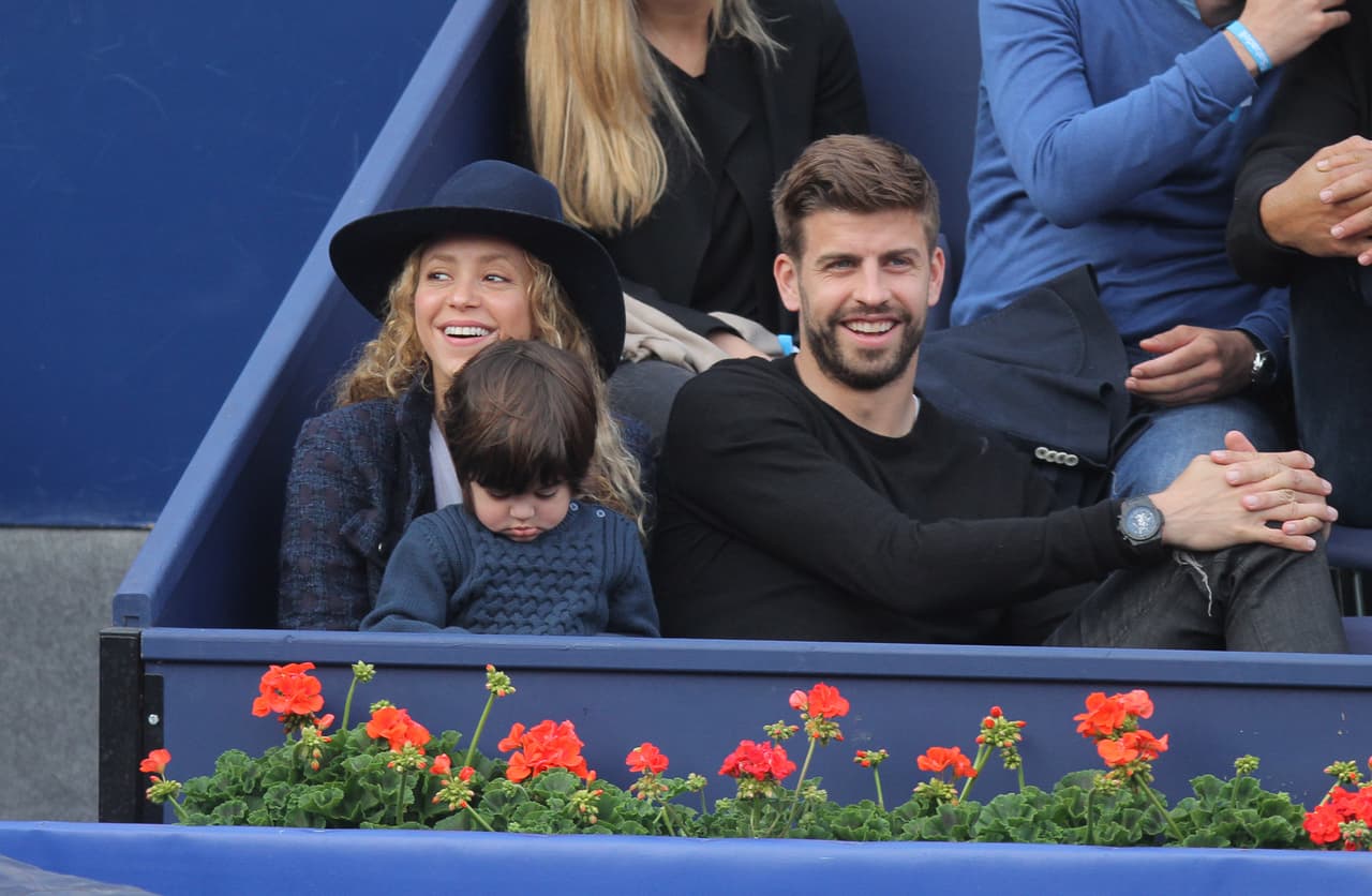 Al deportista siempre se le ve con Shakira y con sus dos pequeños.