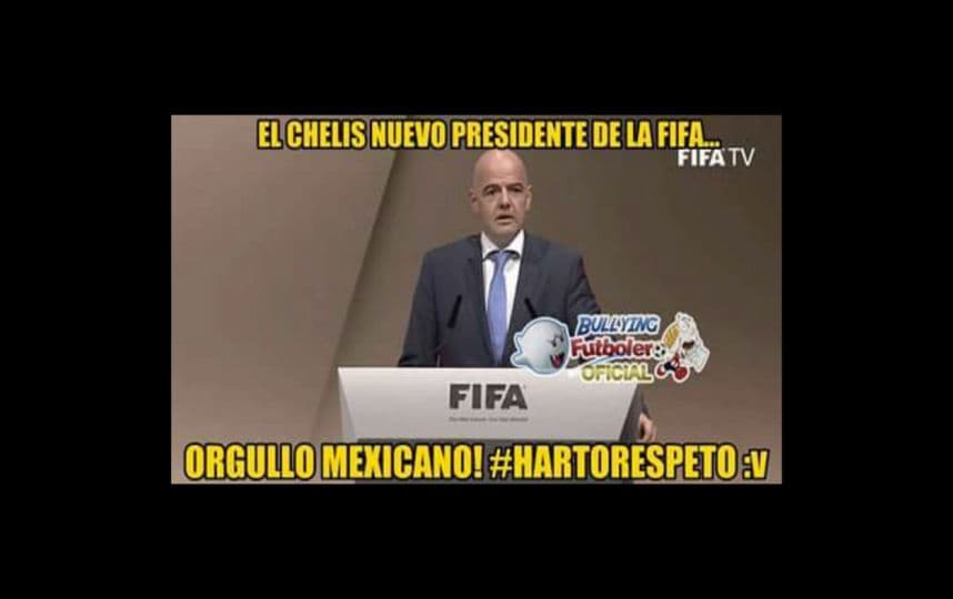 Las bromas en la red no paran luego de que se eligiera al directivo italo-suizo para presidir el máximo organismo del fútbol mundial.