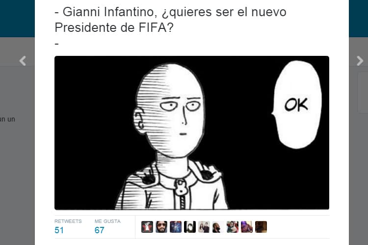 Las bromas en la red no paran luego de que se eligiera al directivo italo-suizo para presidir el máximo organismo del fútbol mundial.