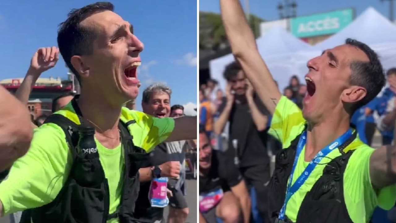 La primera persona con parálisis cerebral en completar un maratón: mueve solo 24% de su cuerpo