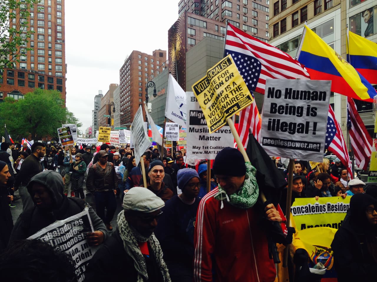 Diversas luchas convergen en la conmemoración del Día del Trabajo en NYC