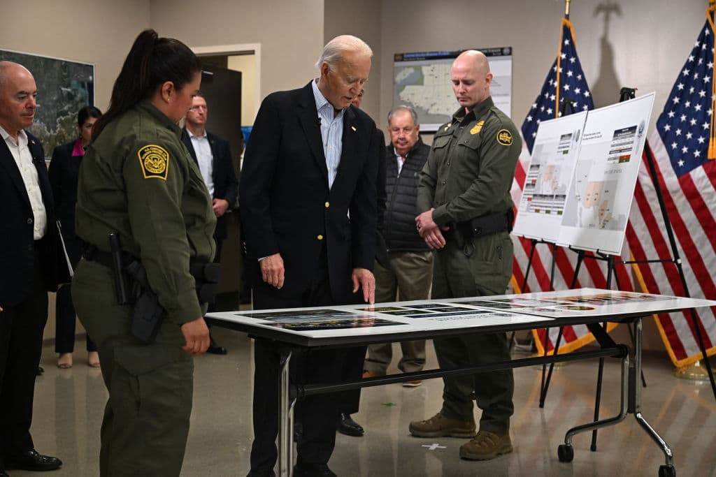 Joe Biden en Brownsville, Texas.