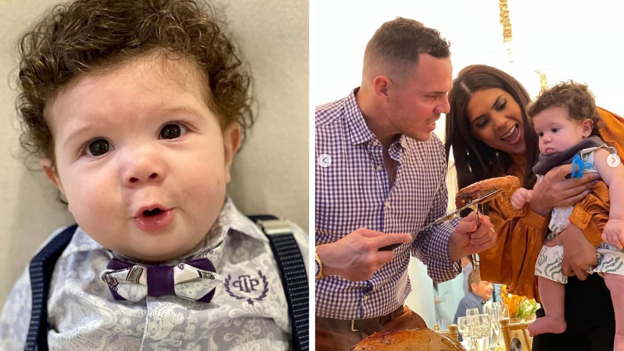El outfit de 'Baby Gennaro' para Thanksgiving era de ensueño, pero cayó dormido antes del pavo