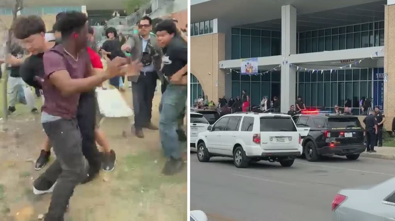 Pelea masiva en preparatoria Lanier termina en varias detenciones