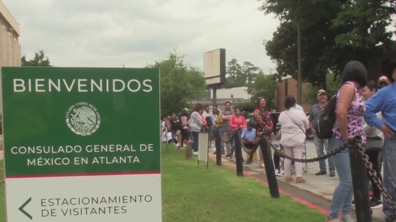 Elecciones México 2024: enojo y frustración de mexicanos en el consulado en Atlanta