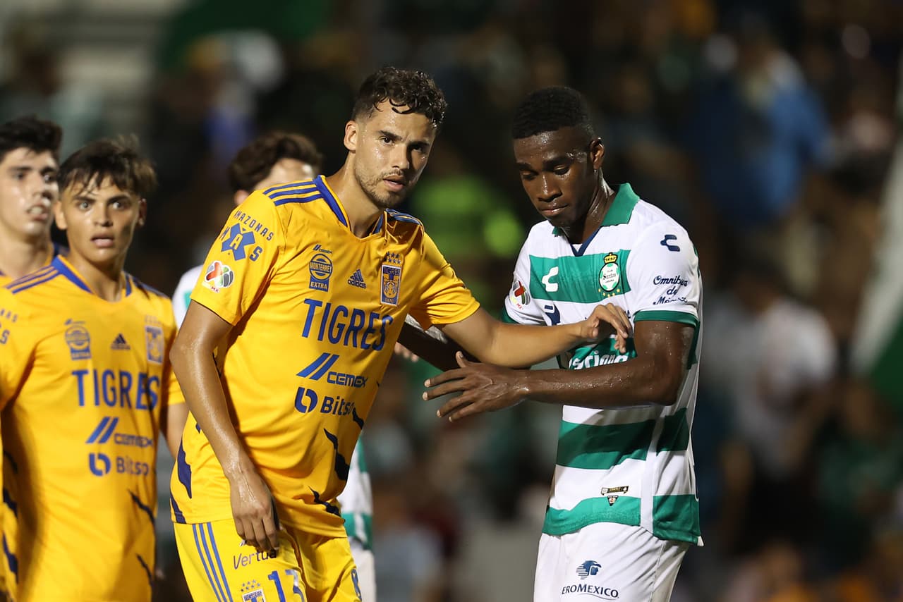 Con goles de Harold Preciado (doblete) y Correa, Santos derrotó a Tigres, que solo descontó gracias a Juan Pablo Vigón, en el partido amistoso de pretemporada.