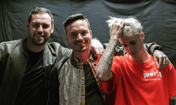 "La del recuerdo". J Balvin y Justin se encontraron en un concierto hace unas semanas.