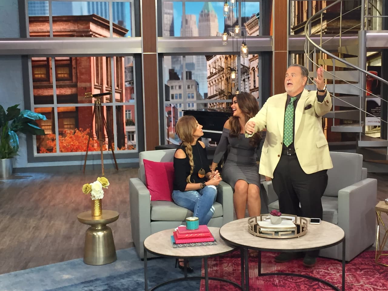 Y lo celebró trabajando en El Gordo y la Flaca.