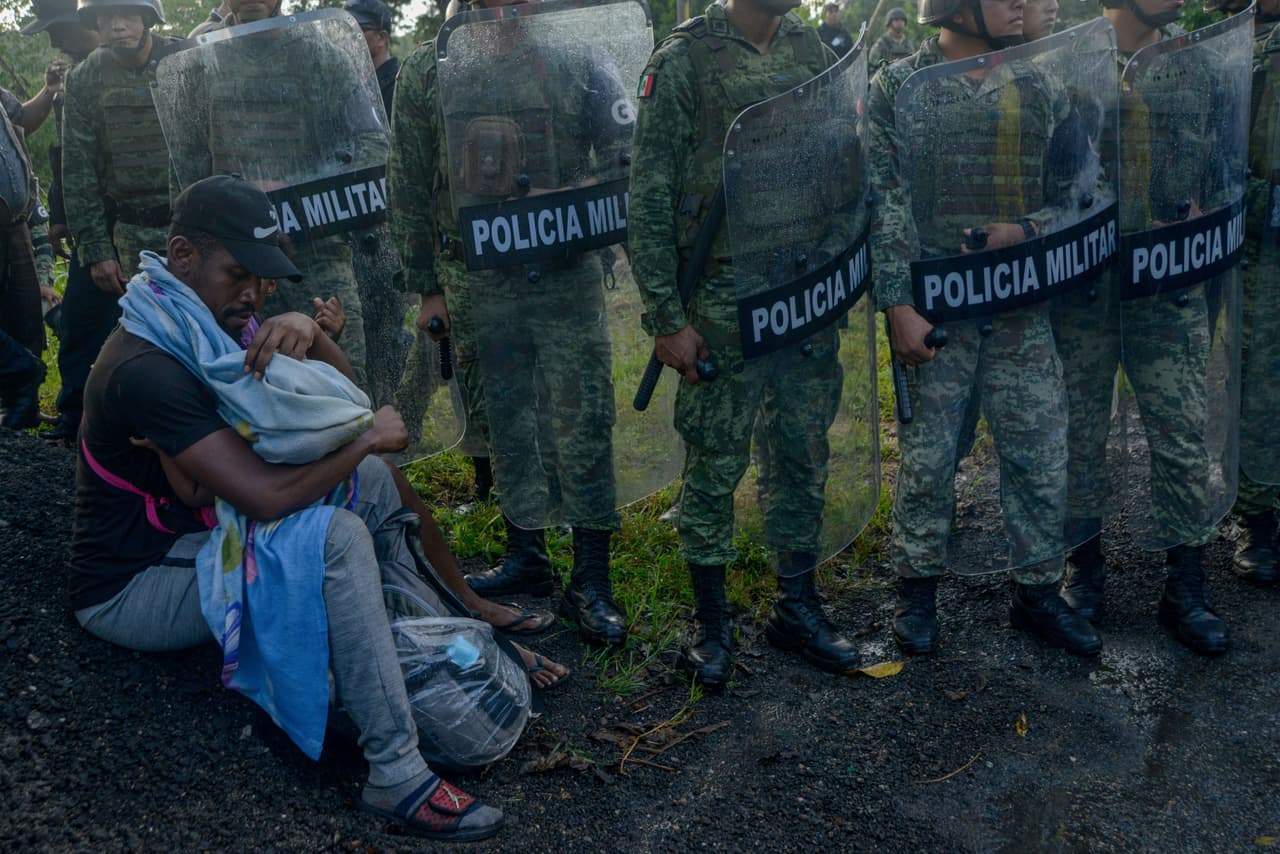 La militarización de las fronteras mexicanas dispara las detenciones arbitrarias, según informe