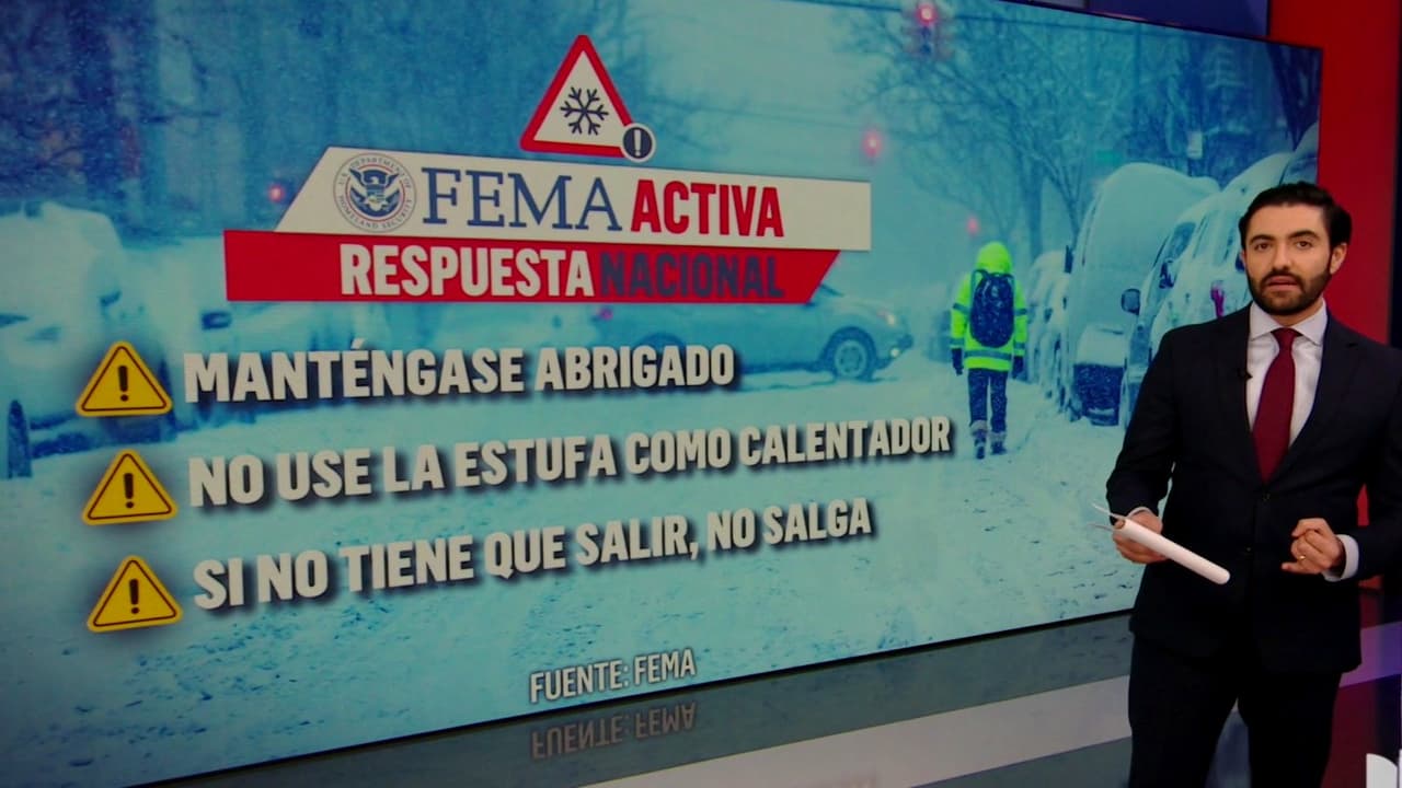 FEMA activa respuesta nacional: Despliegue masivo de recursos por emergencia invernal