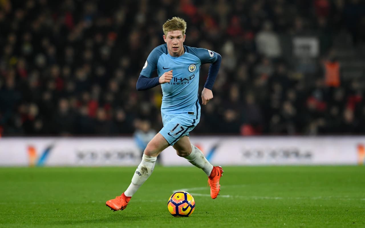 3. Kevin De Bruyne (Manchester City) - Valor de mercado: 65 millones de euros (aumentó 5 millones)