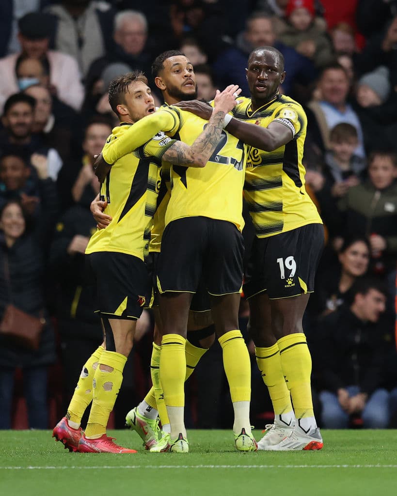 Joshua King, Ismaila Sarr, Joao Pedro y Emmanuek Dennis son los encargados de prolongar la pesadilla del United tras la victoria 4-1 del Watford sobre e Manchester United.