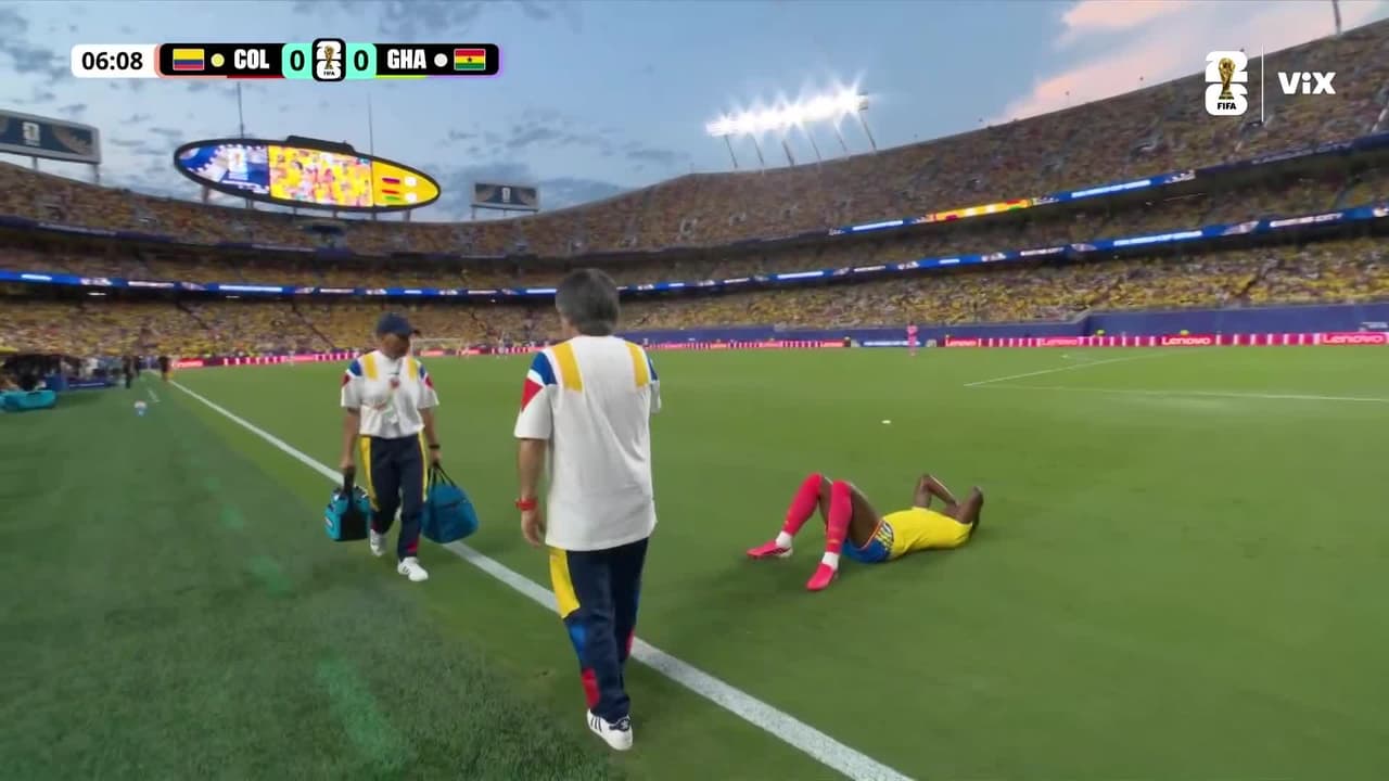 ¡Muy triste! La lesión y el momento donde Colombia pierde a Jhon Córdoba
