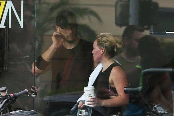 Hilary dejó de lado su rutina para atenderlo.