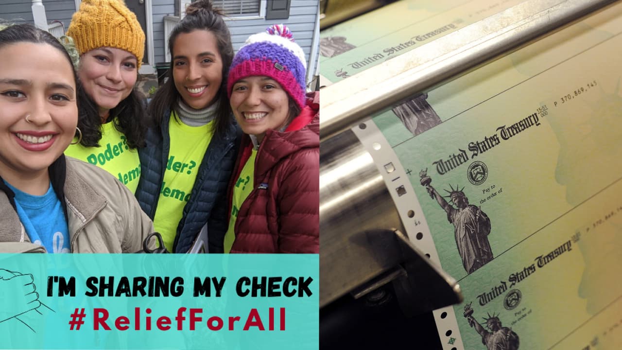 #ComparteTuCheque: la campaña para donar la ayuda del gobierno a familias indocumentadas