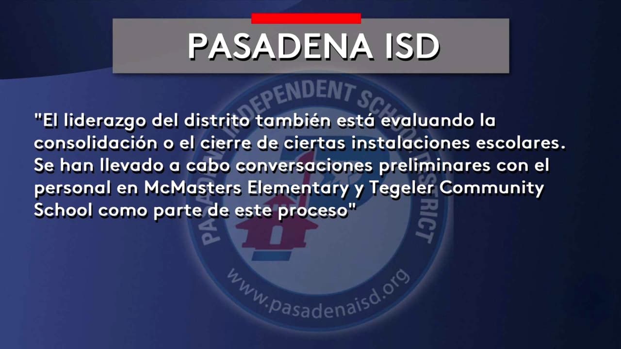 Pasadena ISD evalúa el cierre de escuelas por presiones financieras y baja matrícula
