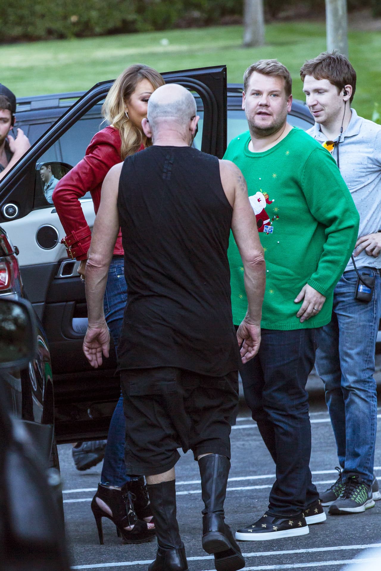 Mariah se encontró con un amigo muy especial.