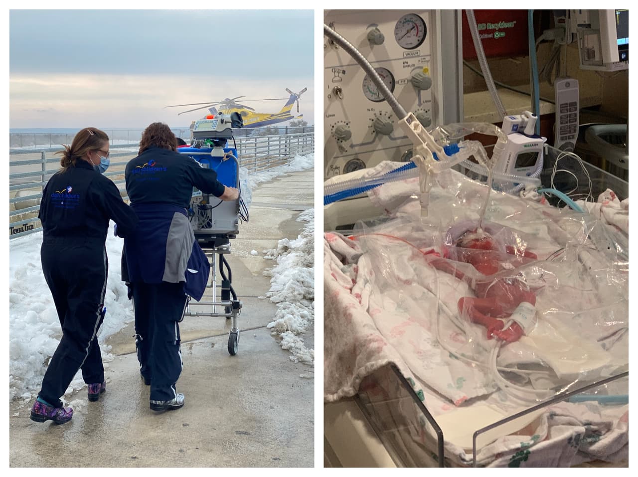 Nace una bebé prematura en medio de la tormenta invernal en Texas y esto tuvieron que hacer para salvarla