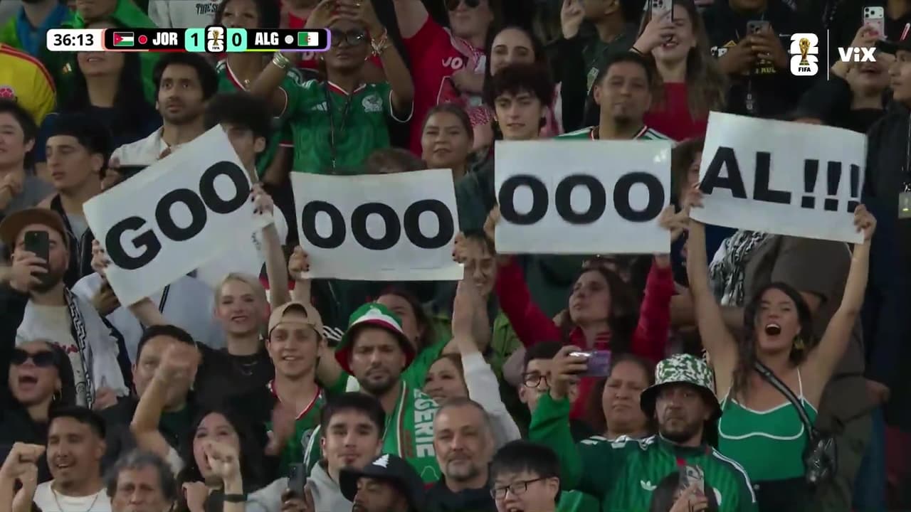 ¡Nizar Al-Rashdan hace un golazo y pone el 1-0 de Jordania sobre Argelia!