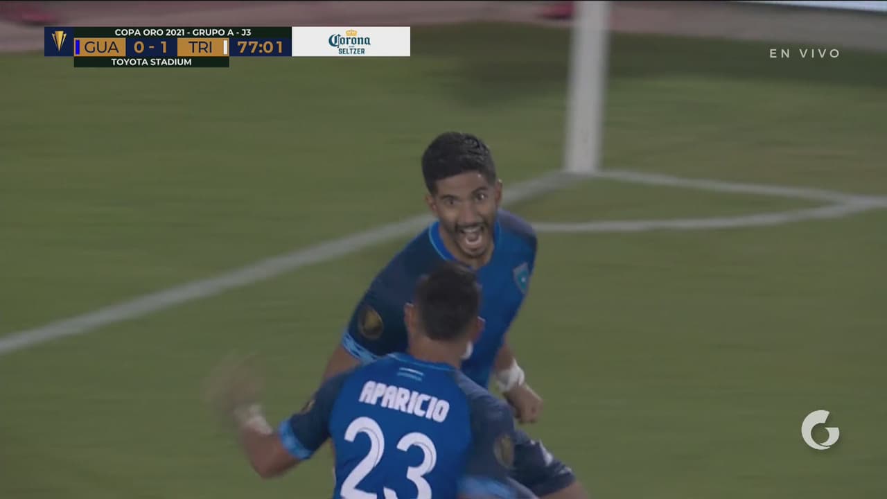¡Llegó el empate! Gerardo Gordillo consigue el gol para Guatemala