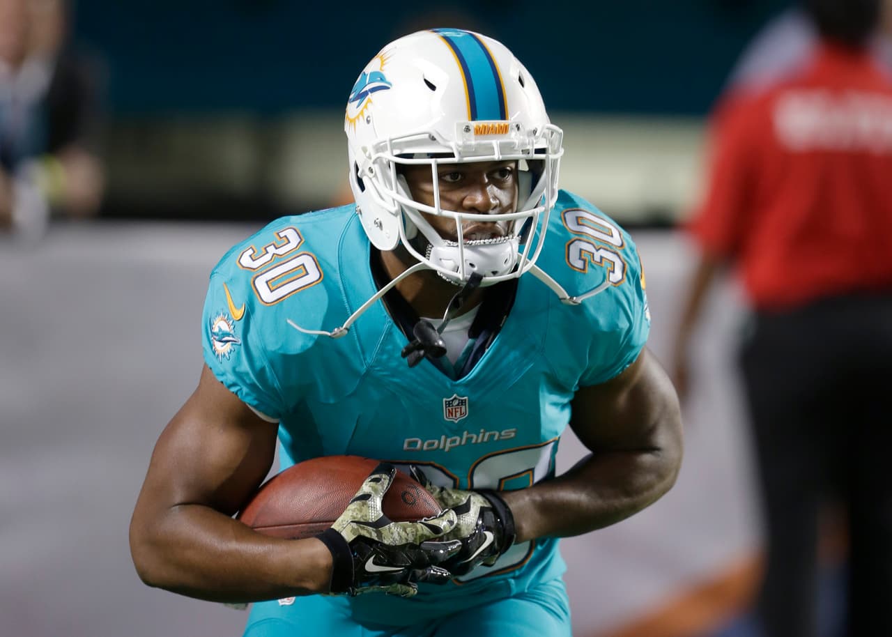 Los Chicago Bears firmaron al ex corredor de los Miami Dolphins, Daniel Thomas