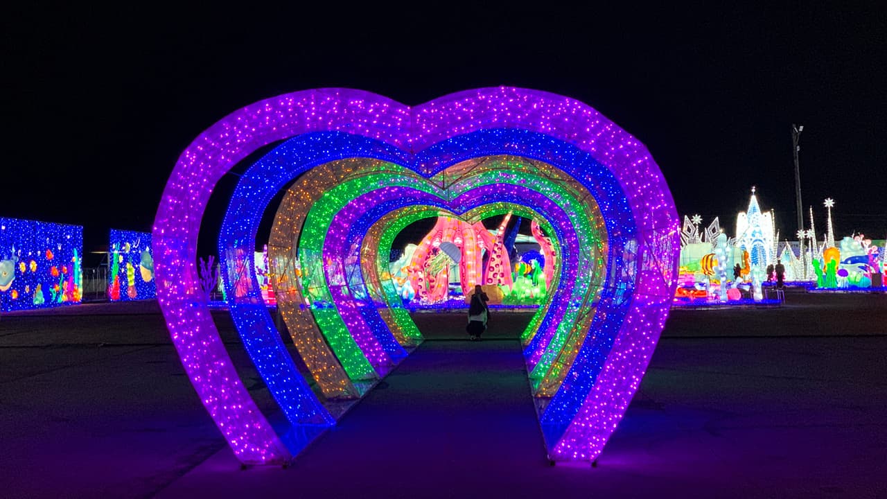 Los colores vivos de 
<b>Magical Winter Lights</b> dan paso a diferentes paisajes que te hacen sentir la celebración de la navidad.