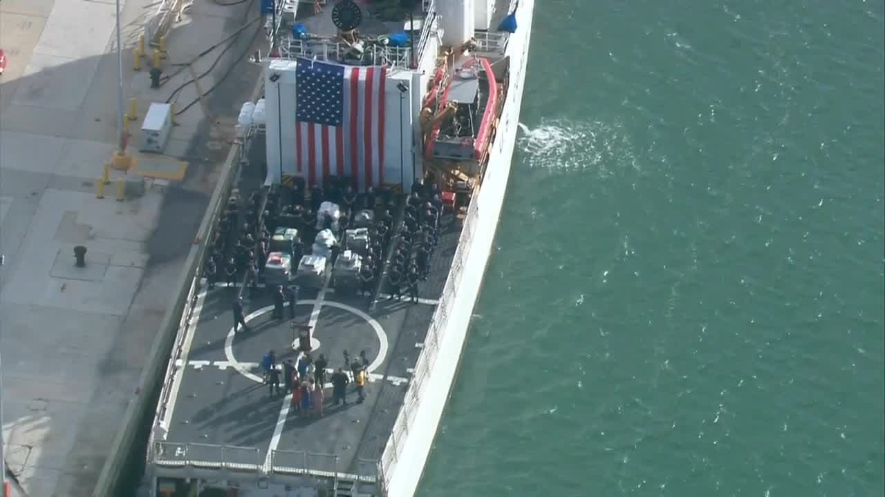 Guardia Costera incauta varias toneladas de cocaína en altamar 