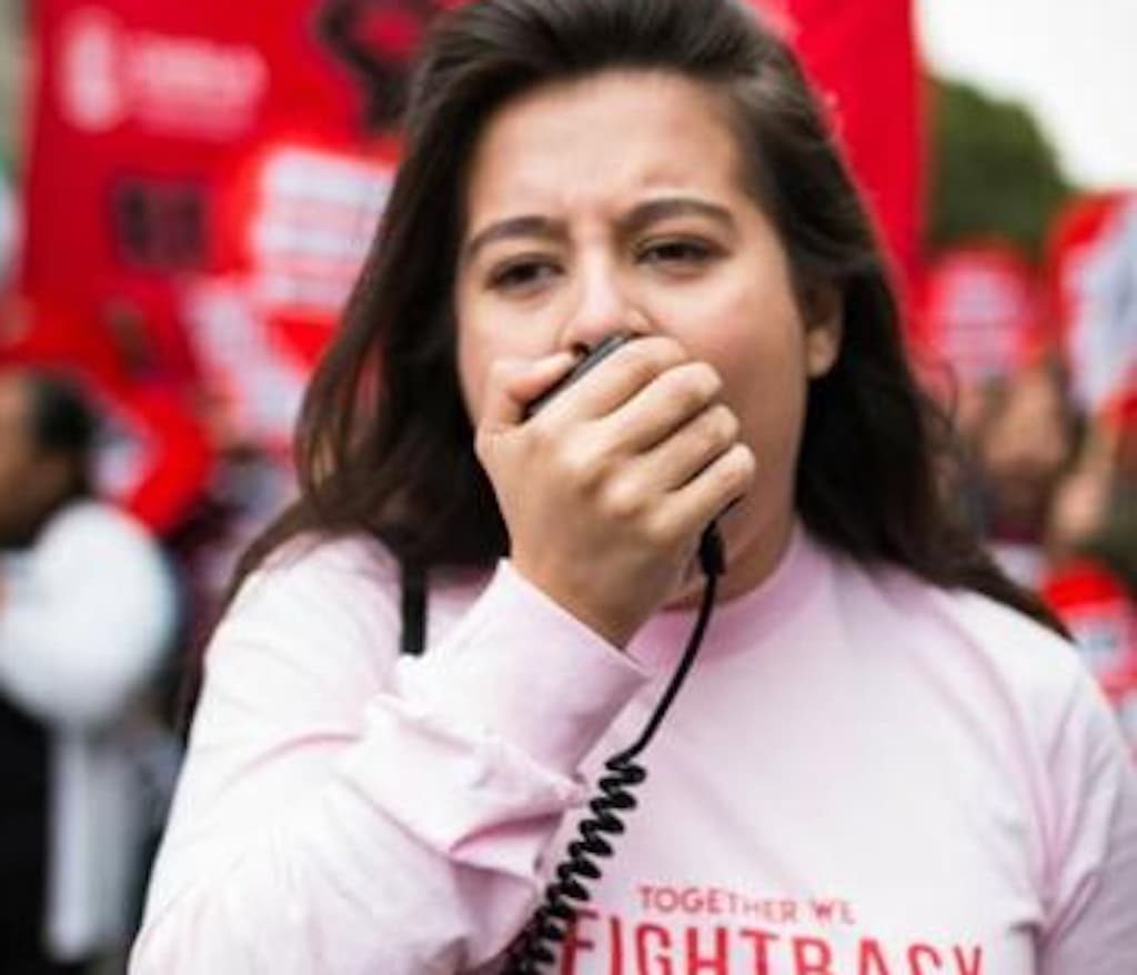 Melody Klingenfuss, de origen sueco-salvadoreño y receptora de DACA.